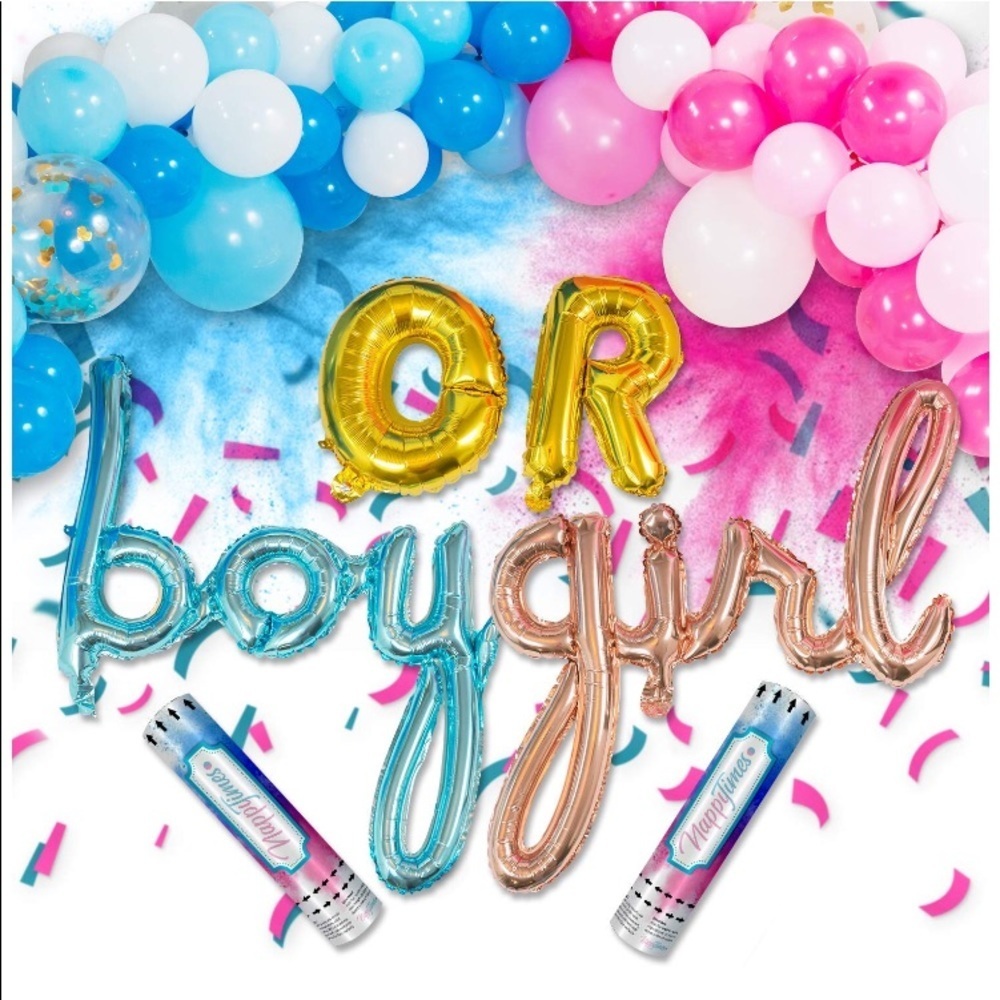 NWT Baby Gender Reveal Party Supplies